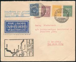 1931 SCADTA légi levél New Yorkba