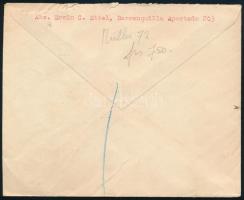 1931 SCADTA légi levél New Yorkba
