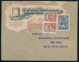 1924 SCADTA légi levél New Yorkba