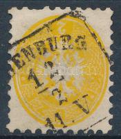 1864 2kr sötétsárga, centrált "(OE)DENBURG"