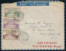 1947 Légi levél New Yorkba
