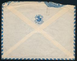 1947 Légi levél New Yorkba