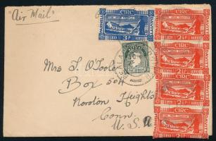 1947 Légi levél New Yorkba