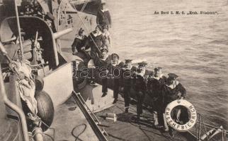 On the board of SMS Erzh. Friedrich
