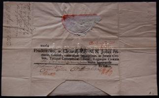 1806 Helytartótanácsi levél József nádor és gróf Almásy Antal saját kezű aláírásával / Ex offo letter of the Governing Council with autograph signature of Joseph Palladin and count Antonius Almasy