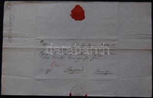 1809 Nádori ex offo levél József nádor saját kezű aláírásával / Ex offo letter of the Palladin`s office with autograph signature of Joseph Palladin