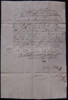 1634 Cito cito citissime (sürgős) levél Fitter Gyula, gróf Nádasdy Pál prefektusa, országgyűlési köv...