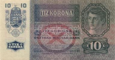 1915. 10K felülnyomás nélkül T:I-