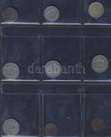 heller,fillér tétel 1893-1920 között berakóban összesen 49db. T:2,3,4