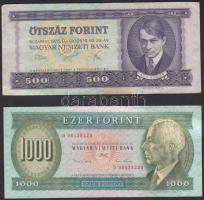 1975. 500Ft + 1993. 1000Ft T:II/II-