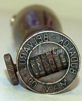 Régi vasúti postanyomó: Budafok-Belváros MÁV