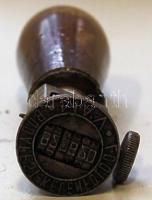 Régi vasúti postanyomó: Budapest-kelenföld MÁV