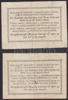 1849. 30kr+15Kr "Kossuth-bankó" T:III/III-