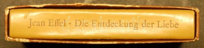 Jean Effel:A szerelem felfedezése(Ádám és Éva) című német nyelvű pajzán minikönyv