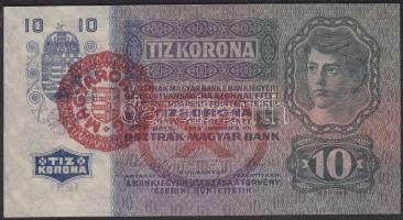 1915. 10K piros "Magyarország" körbélyegzővel T:I
