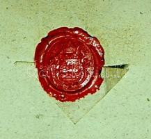 1815 Répássy Ferenc váraljai segédlelkész által írt levél a Körmöcbányai tanácsnak sértetlen viaszpe...