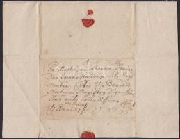 1725-1759 3 db latin nyelven írott hivatalos levél városi tanácsoknak nemesi viasz és szárazpecsétek...