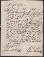 1725-1759 3 db latin nyelven írott hivatalos levél városi tanácsoknak nemesi viasz és szárazpecsétek...