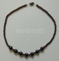 Gránát ezüst lánc/garnet necklace