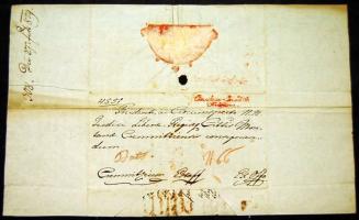 1809 Helytartótanácsi levél gr. Brunswick József országbíró és Darvas Ferenc, író, követ saját kezű aláírásával 2 kézzel-írott oldal / Ex offo letter of the Governing Council with autograph sinagture of Joseph Brunswick main judge and Franciscus Darvas poet, politican