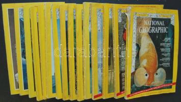 National Geographic ismeretterjesztő magazin 15 száma angol nyelven 1973-78./National Geographic science magazine 15 pieces from 1973 to 1978 -in english