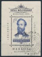 1954 Bélyegnap Jókai blokk (8.000)