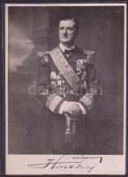 Horhy Milkós kormányzó propaganda fotó 12x17 cm (apró saroktörés)