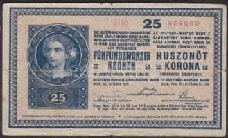 1918. 25K hullámos hátlap T:III