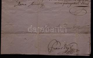 1741 Hivatalos levél Mária Terézia császárnő, Gróf Batthyány Lajos és Végh Péter későbbi személynök,...