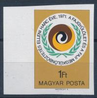 1971 Faji megkülönböztetés elleni harc vágott ívszéli bélyeg