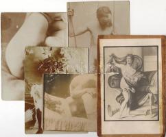 1900 1920 5 klf pornográf fénykép / 5 versch. Pornofotos