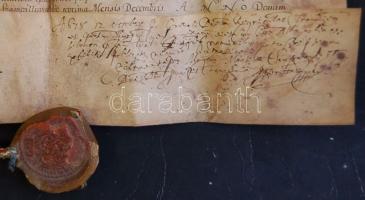 1641 Rákóczi György adománylevele Kraszna városának, melyben megerősítő a Báthory Gábor által adomán...