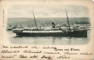 1899 Fiume SS Hungária (EB)