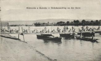 Száva Bridge construction site