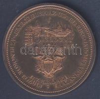 1989. "George Bush látogatása Magyarországon" Br emlékérem 37,6g T:BU Tokban!