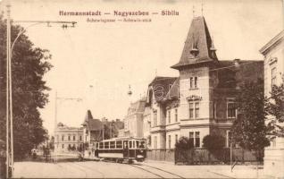 Nagyszeben Schewis street tram