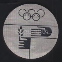 1972. Müncheni Olimpia vastag fém emlékérem tokban T:1
