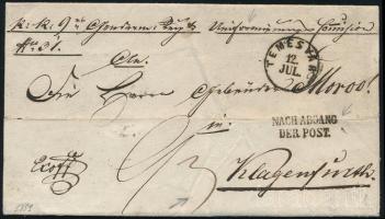 1851 Katonai ex offo "TEMESVÁR" - Klagenfurth
