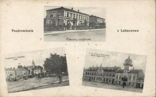 Lubaczów with military barracks