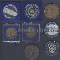 8db klf szép emlékérem plombált tokkal ellátottak is T:vegyes
