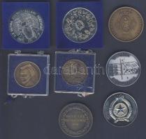 8db klf szép emlékérem plombált tokkal ellátottak is T:vegyes