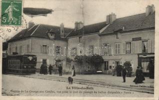 La Ville-du-Bois railway station with Zeppelin (fa)