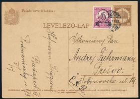 1931 LevelezoLap Kisegito Belyeggel, BUDAPEST - Eperjes