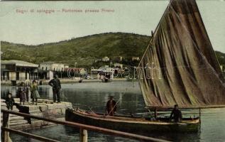 Portoroz harbour with sailboat (EB)