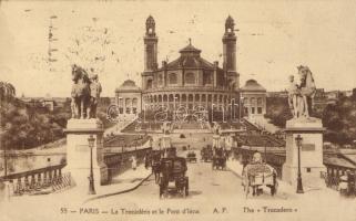 Paris, Trocadéro, Pont d'léna / museum, bridge So. Stpl