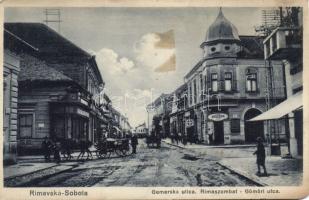 Rimaszombat Gömör street with the Tátra drugstore (gluemark)