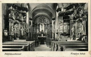 Péliföldszentkereszt templombelső