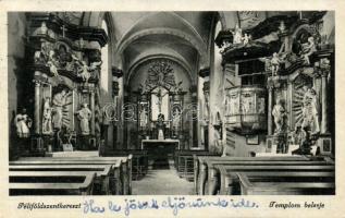 Péliföldszentkereszt templombelső
