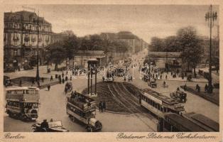 Berlin Potsdamer square traffic tower and Hotel Palast (EB)