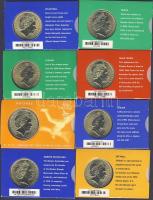 Ausztrália 2000 5$ 28klf db "Sidney-i olimpia" komplett sor! Mindegyik eredeti díszcsomago...